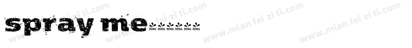 spray me字体转换